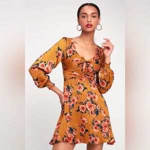 Free People Floral Mini Dress